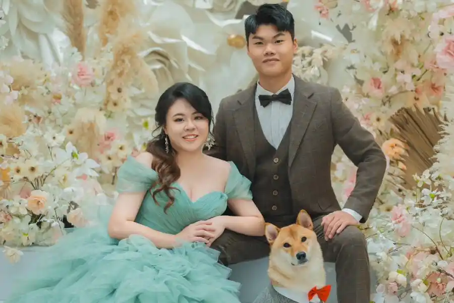 案例 婚宴 新人合照