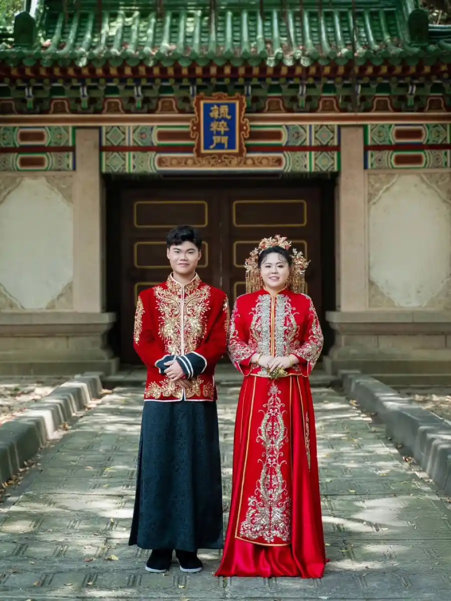 新人中式婚服｜融合傳統與現場即時列印體驗